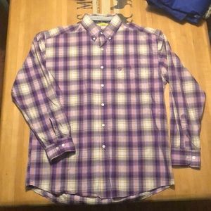 Men’s wrangler large George straight button up